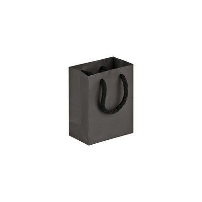 Black Velvet Touch Carrier Bag