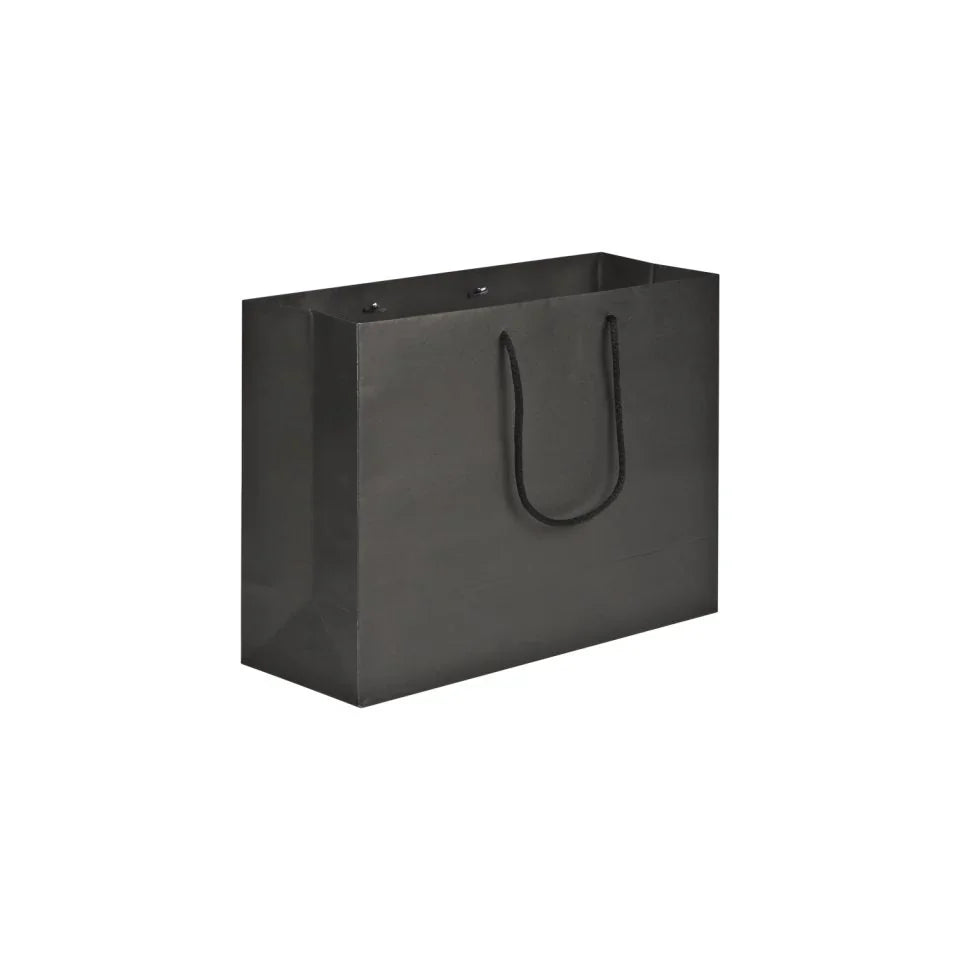 Black Velvet Touch Carrier Bag