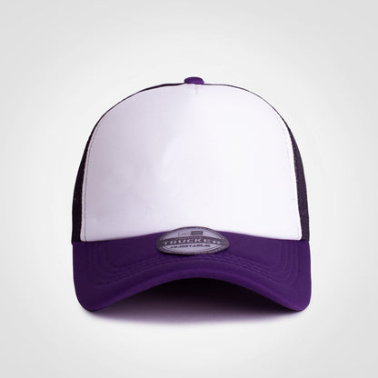 Vintage Trucker Three Tone Cap-Trucker Caps-wholesale-5 panel-caps-Just Brand