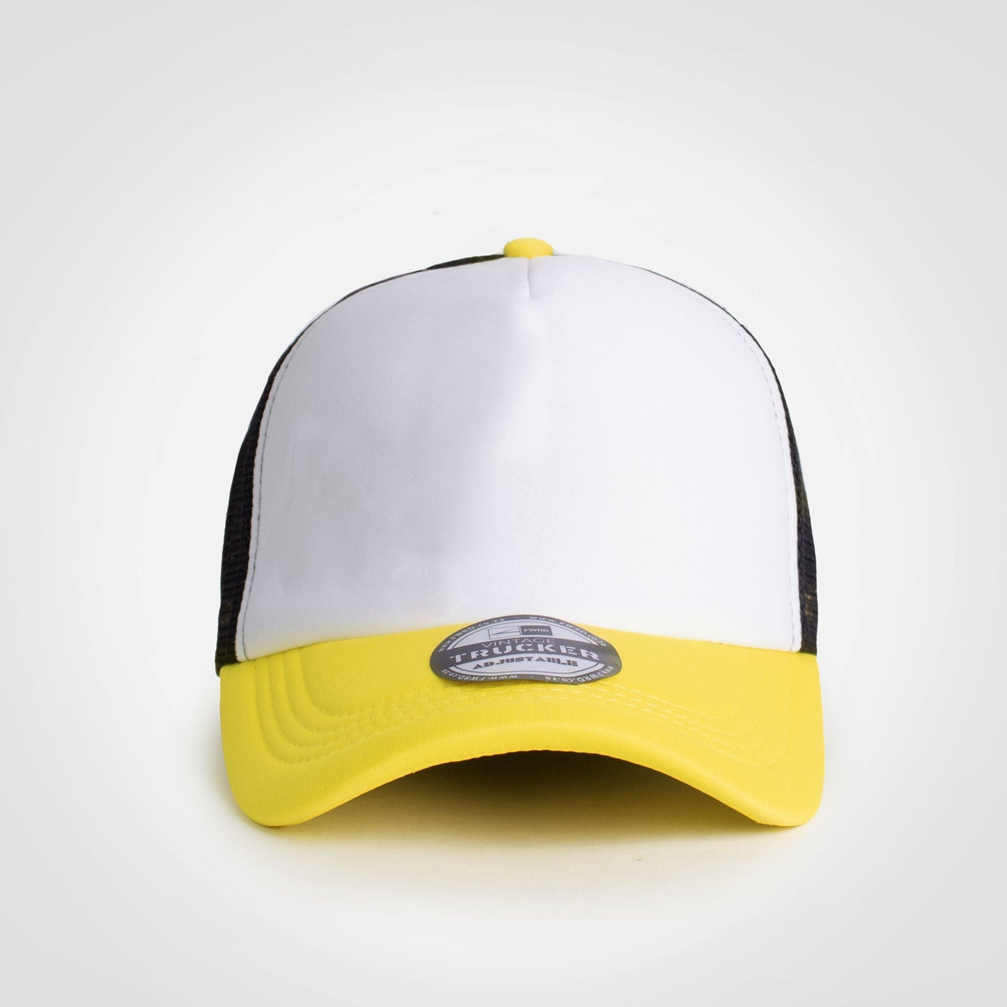 Vintage Trucker Three Tone Cap-Trucker Caps-wholesale-5 panel-caps-Just Brand