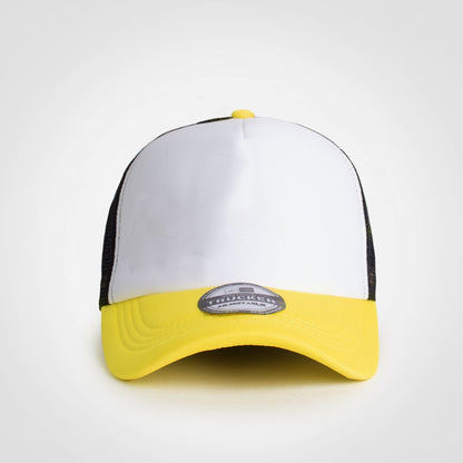 Vintage Trucker Three Tone Cap-Trucker Caps-wholesale-5 panel-caps-Just Brand