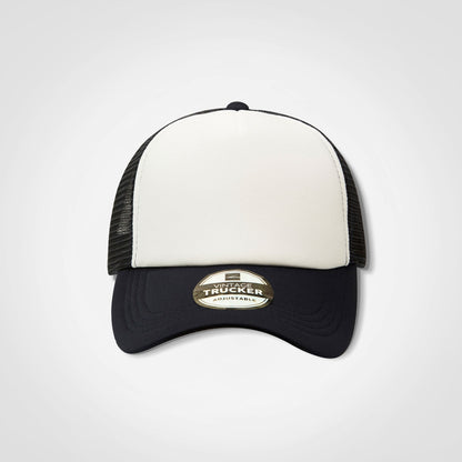 Vintage Trucker Two Tone Cap-Trucker Caps-wholesale-5 panel-caps-Just Brand