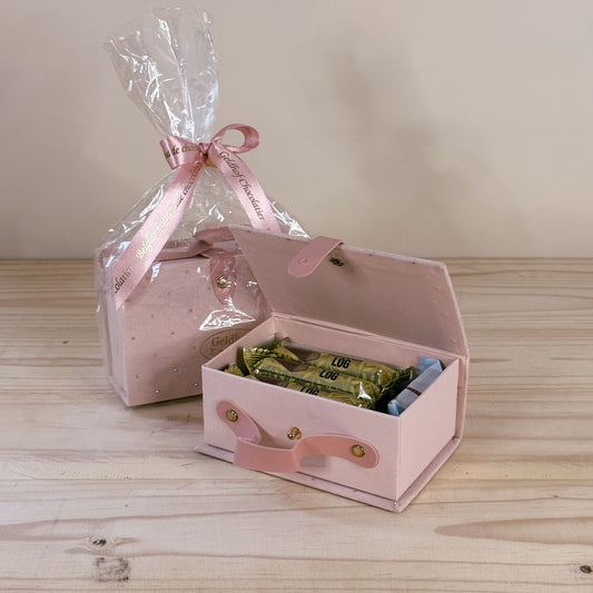 Geldhof Mini Suitcase Hamper (Pink)