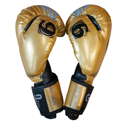 Grip Boxing Gloves | G7 Ultra Vinyl | Gold Colour (Limited Edition)