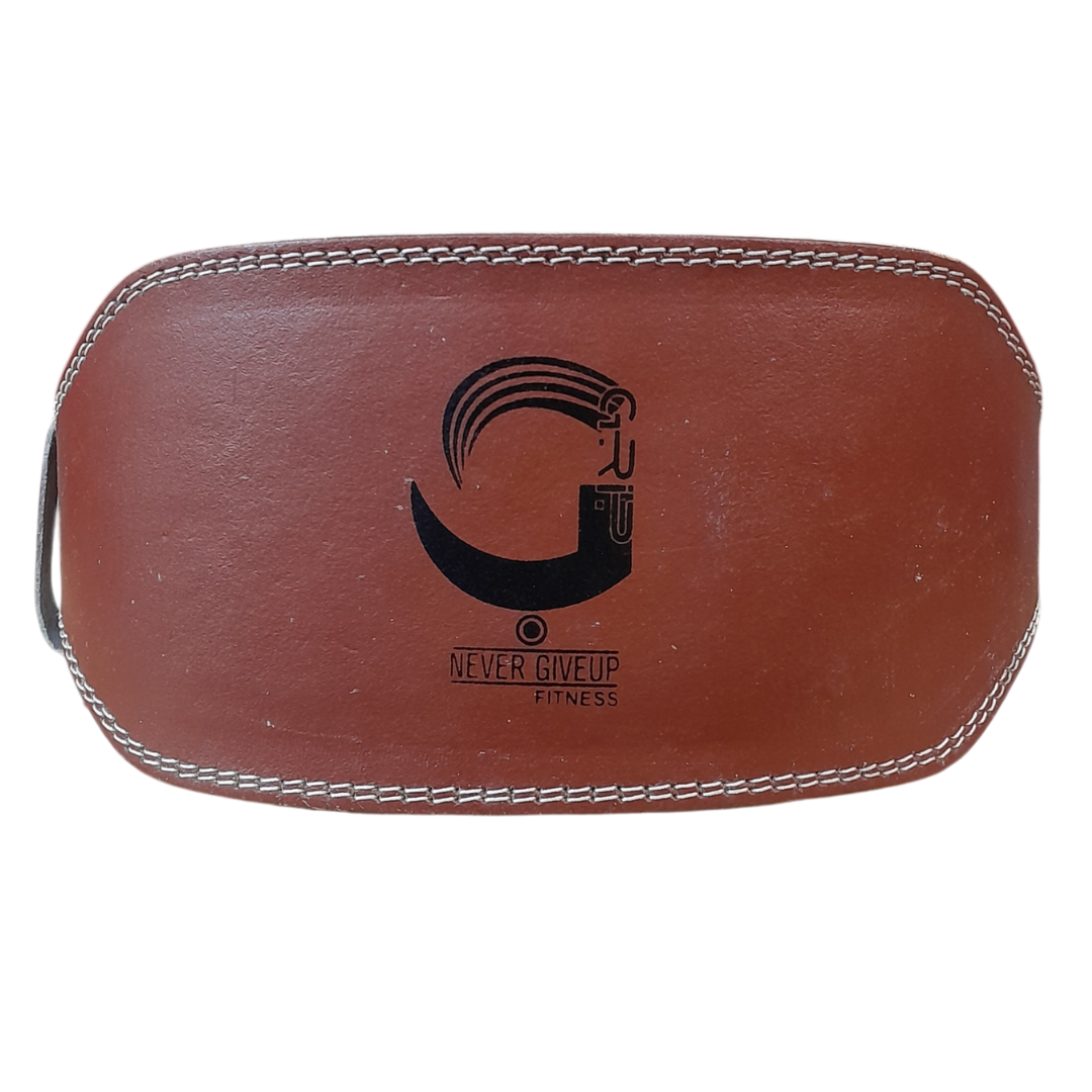 🏋️‍♂️ Weight Lifting Leather Belts – Collection Brown