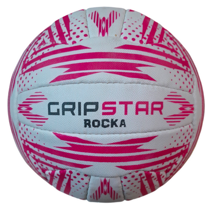 Grip Star Netball Rocka Grip | Hand Stitched | White