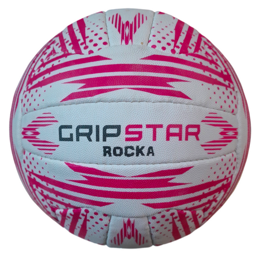 Grip Star Netball Rocka Grip | Hand Stitched | White