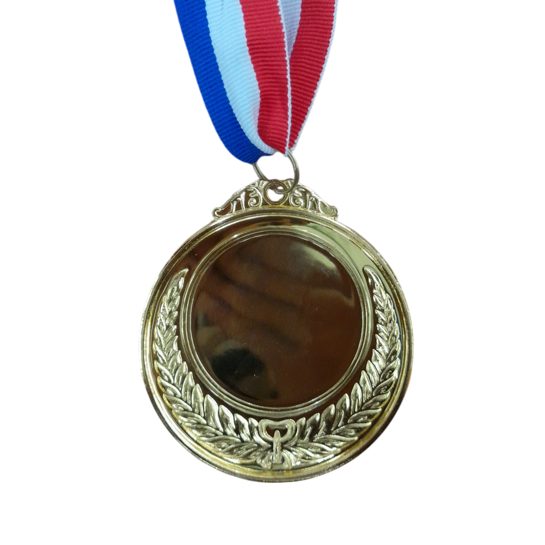 Grip Plain Gold Medal | Large 6cm