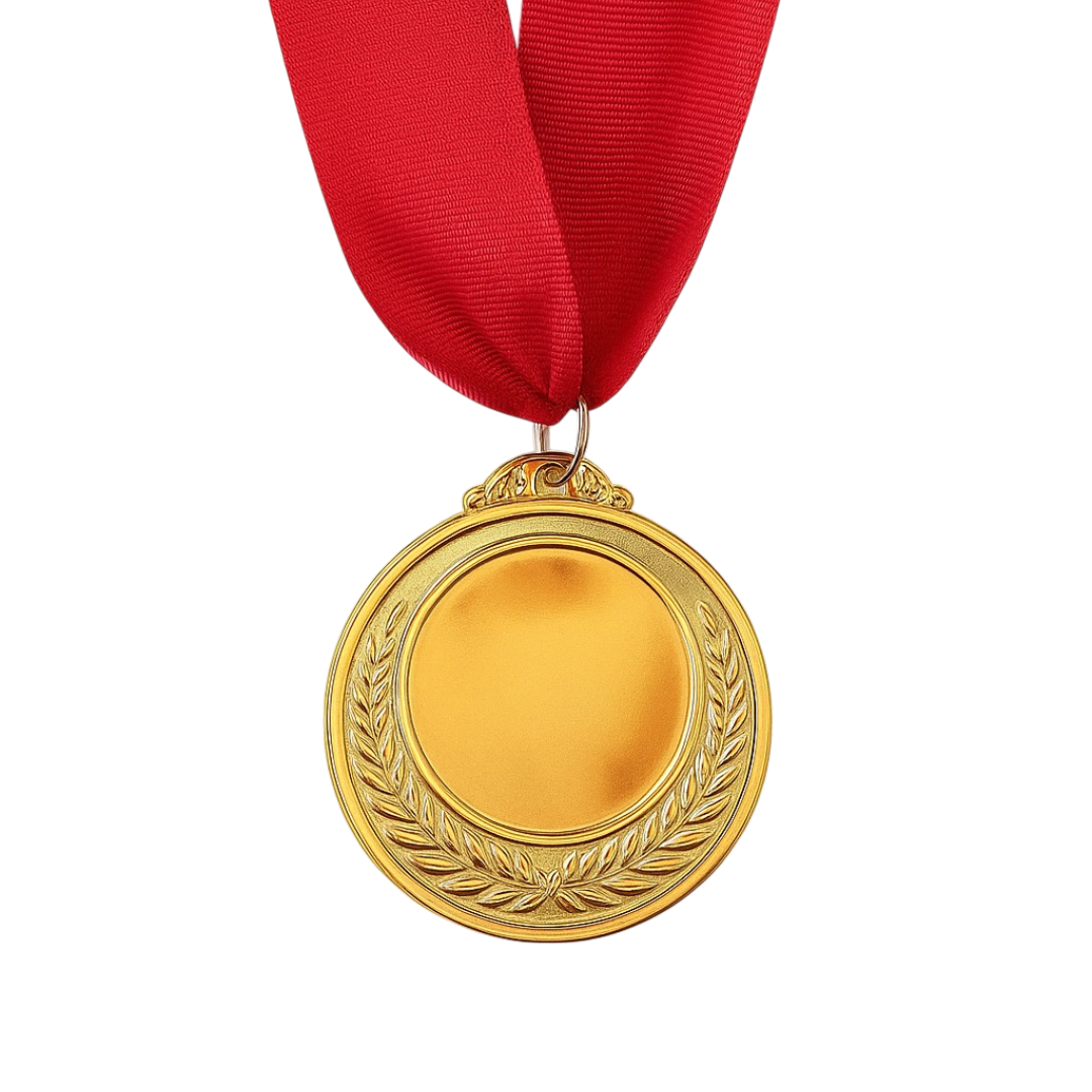Grip Plain Gold Medal | Medium 5cm