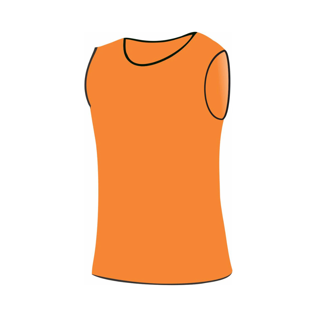 Grip Close End Bibs | Set of 10 | Orange