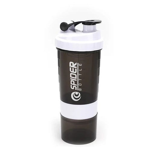Protein Spider Shaker Bottle 500ml | White