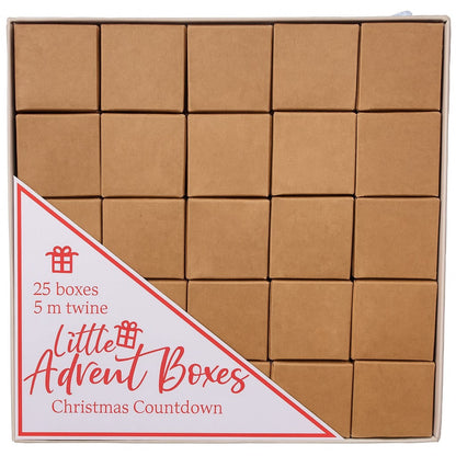 Plain DIY Advent Boxes