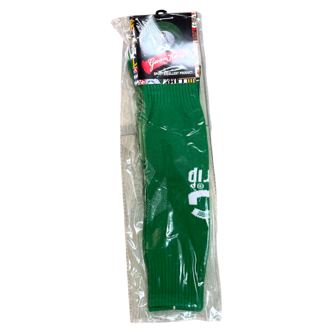 Grip Premium Padded Soccer Socks | Green | Set Of 14