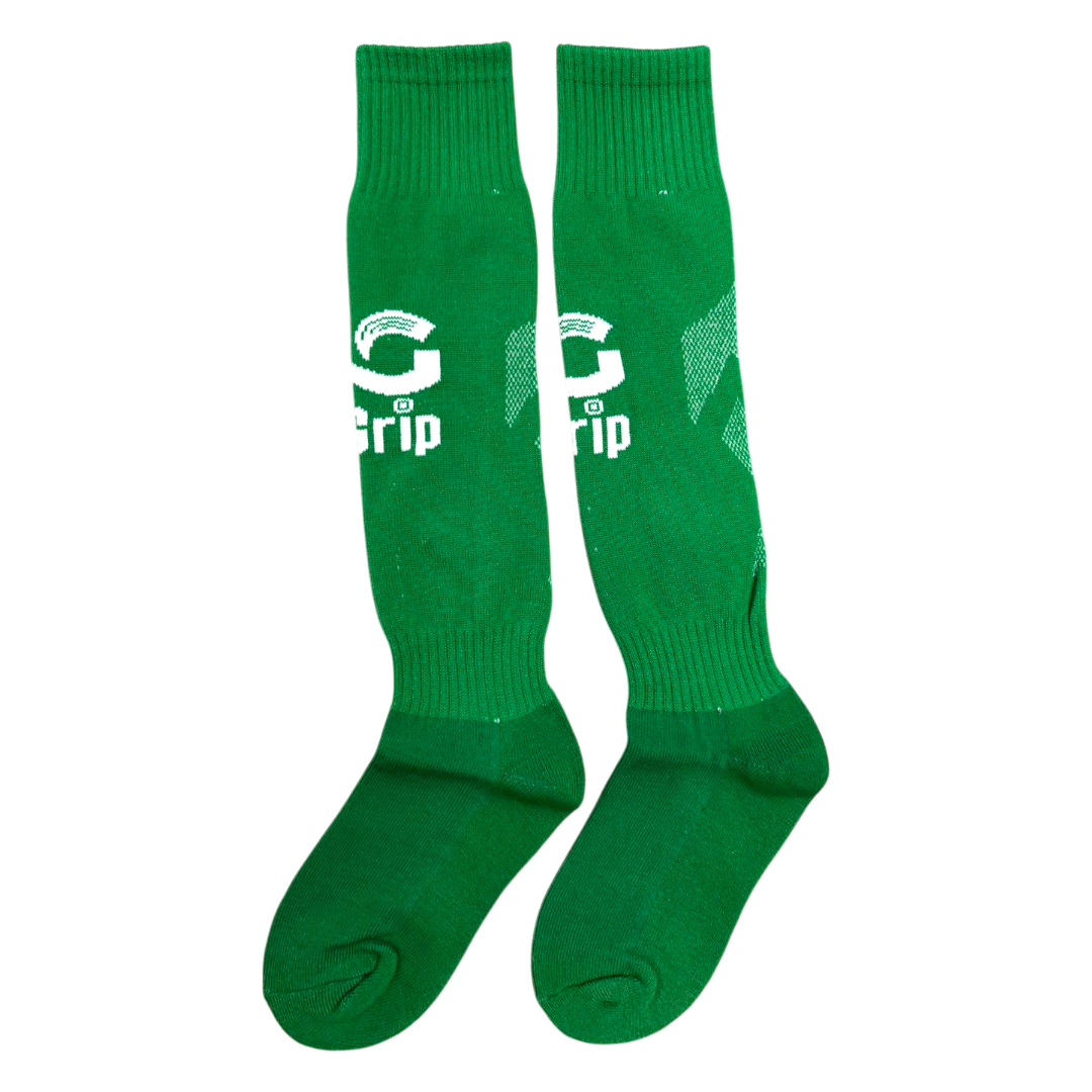 Grip Premium Padded Soccer Socks | Green | Set Of 14