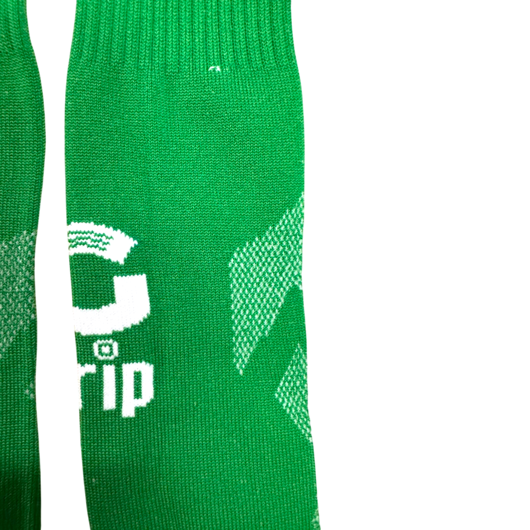 Grip Premium Padded Soccer Socks | Green | Set Of 14