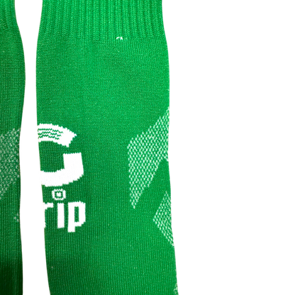Grip Premium Padded Soccer Socks | Green
