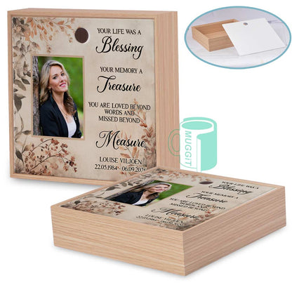 Wood Trinket Box Square - product view 2