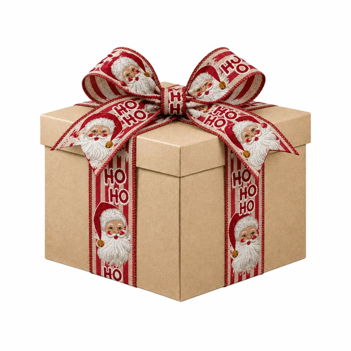 Wired Linen Xmas Ho Ho Roll