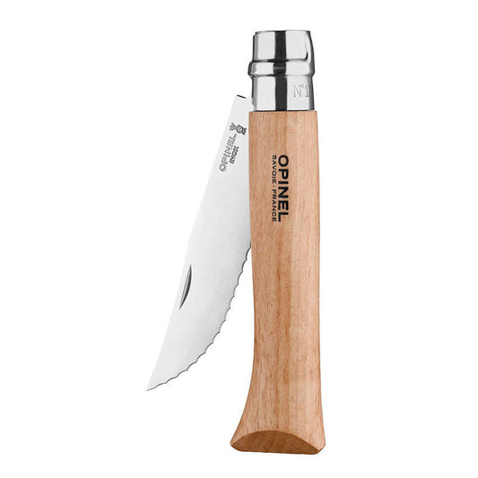 Opinel No 12 Serrated Stainless Steel Knife