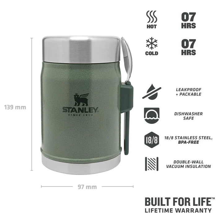 Stanley Legendary Food Jar + Spork 0.4L / 14oz