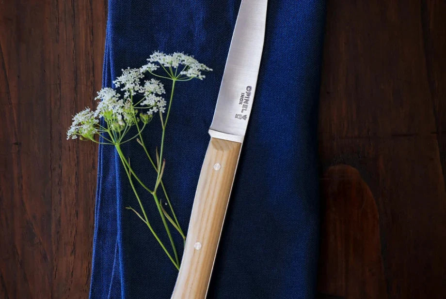 Opinel Facette Table Knives – Set of 4 – Olive