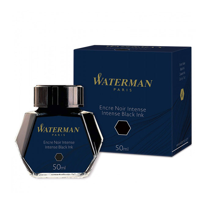 Waterman Fountain Pen Ink Bottle 50ml - Black