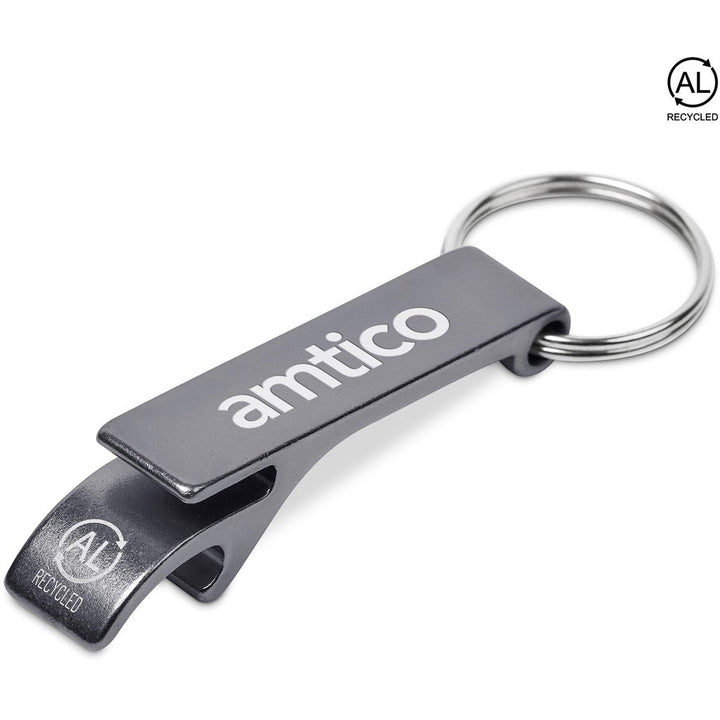 Altitude Cog Recycled Aluminium Bottle Opener Keyholder | Custom Branded & Personalised Corporate Gifts | Just Brand