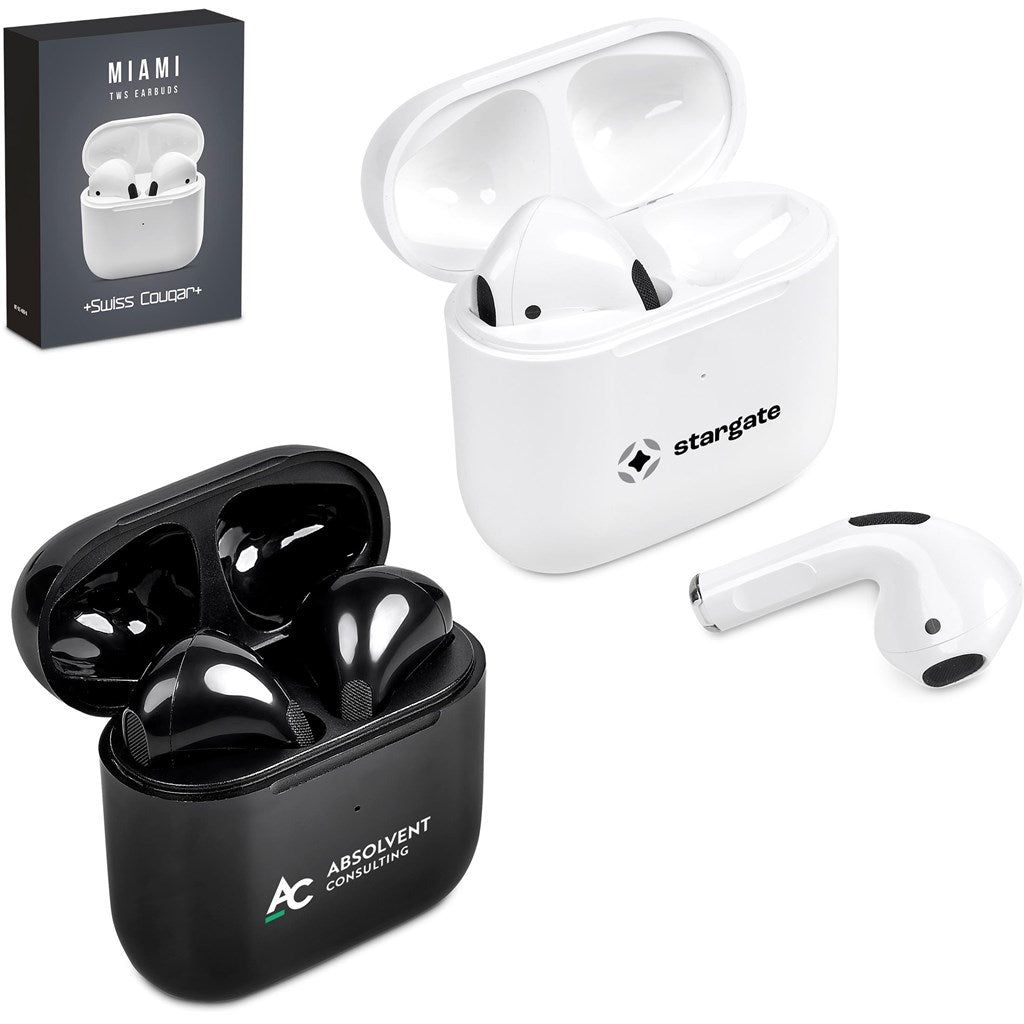 Swiss Cougar Miami TWS Earbuds-Earbuds-Gift Wrap Shop