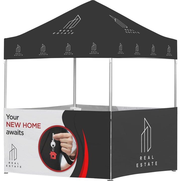 Ovation Sublimated Gazebo 2m X 2m Petite Frame - 4 Half-Wall Skins-2m x 2m Sublimated Gazebos - Petite Frame-Banners and Flags-Gift Wrap Shop