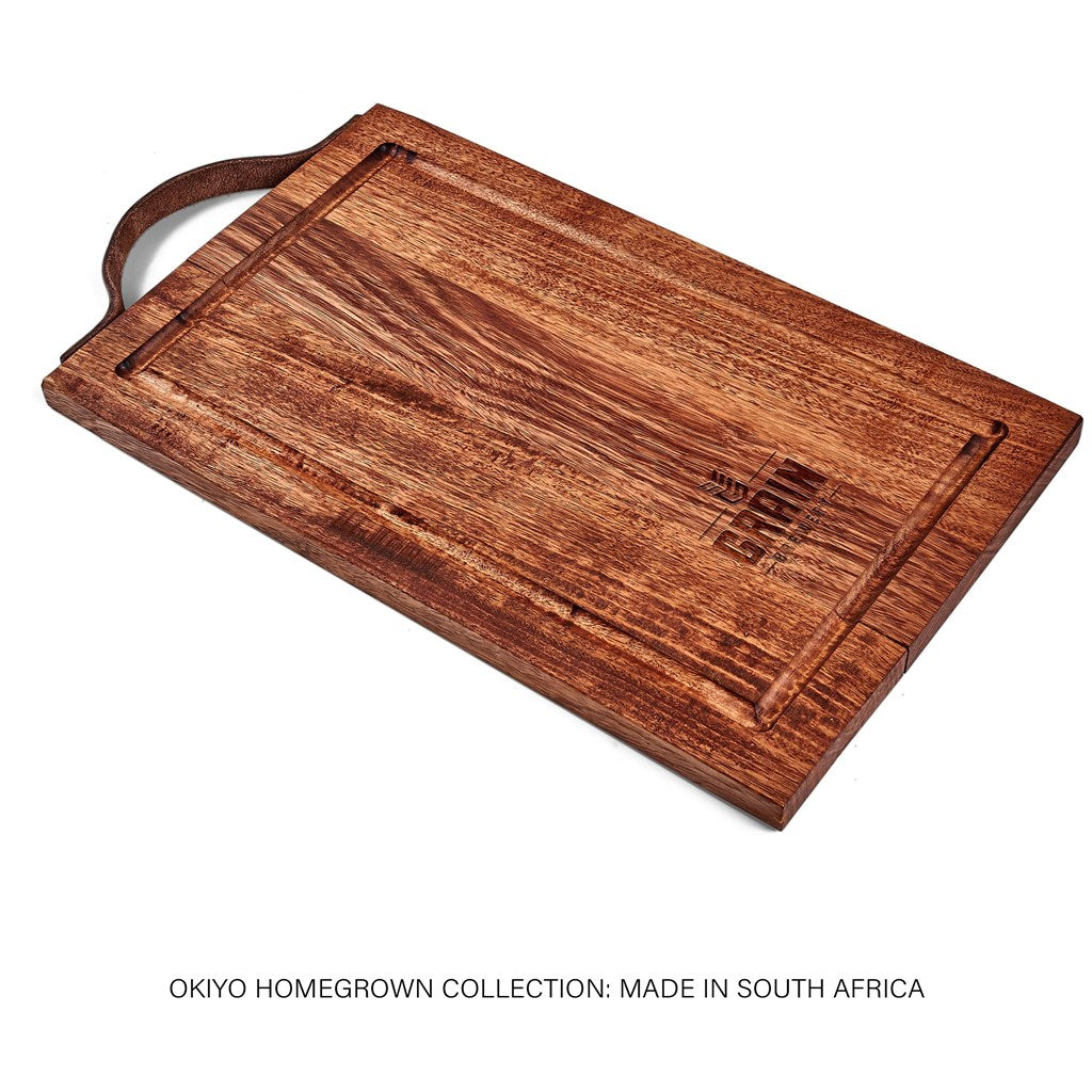 Okiyo Homegrown Large Hardwood Steak Board | Home and Living | Custom branded & personalised corporate gifts | Giftwrap Shop