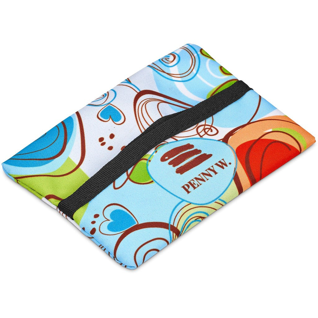 Pre-Production Sample Hoppla Wolseley Polyester Tissue Pouch | Custom Personal Care and Pamper Gifts | Custom branded & personalised promotional gifts | Gift Wrap Shop