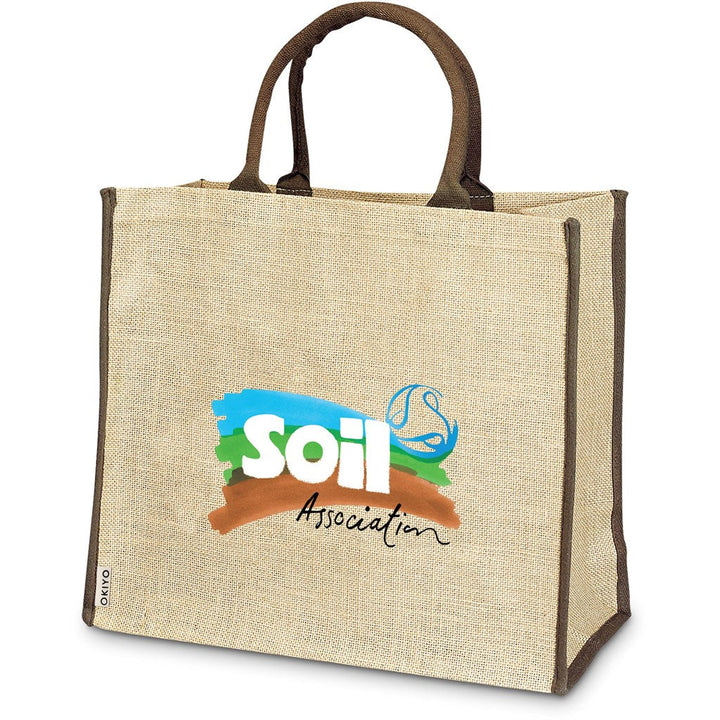 Okiyo Koya Jute Tote-Bags | Custom-branded & Personalised Bags | Giftwrap Shop