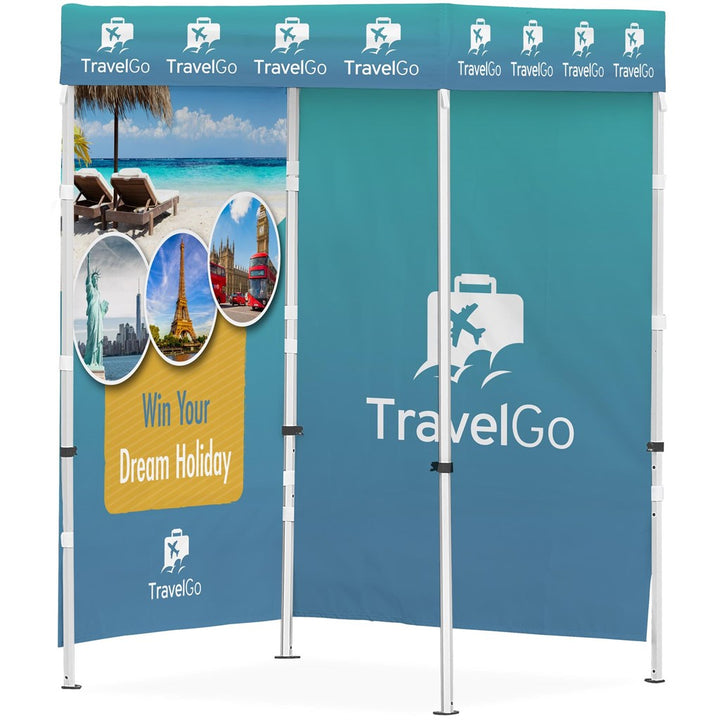 Ovation Sublimated Gazebo 1.5m X 1.5m - 2 Full-Wall Skins-1.5m x 1.5m Sublimated Gazebos-Banners and Flags-Gift Wrap Shop