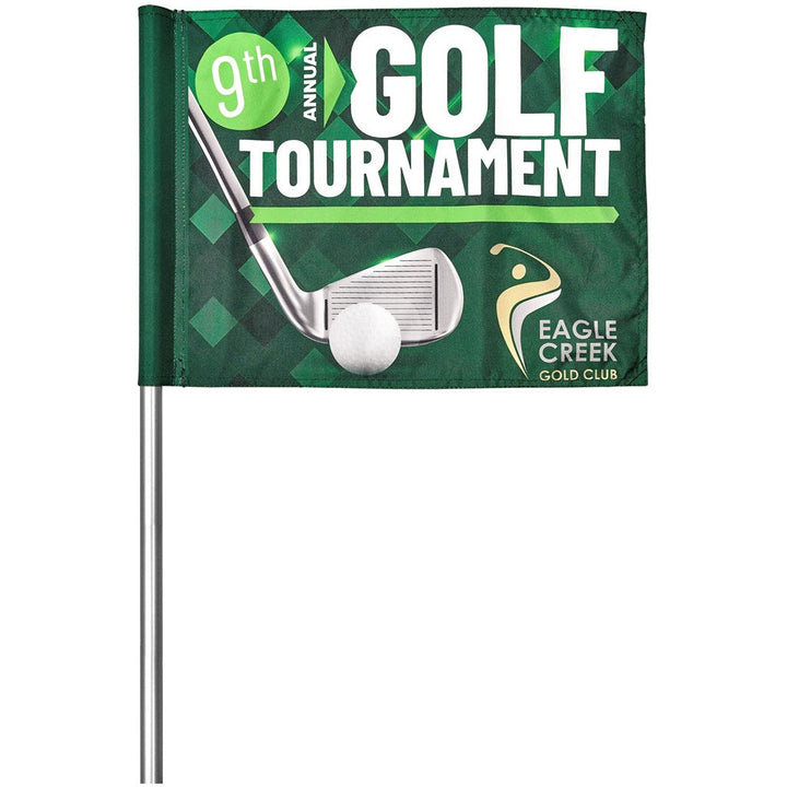 Hoppla Tournament Golf Flag-Custom Sports and Fitness-Banners and Flags-Gift Wrap Shop