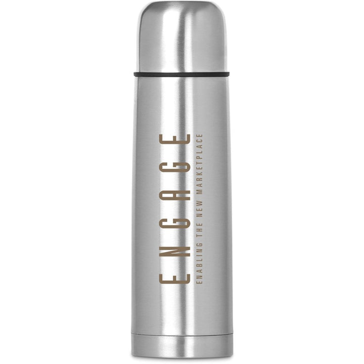 Consulate Stainless Steel Vacuum Flask - 500ml | Metal Drinkware | Custom Branded Drinkware | Gift Wrap Shop