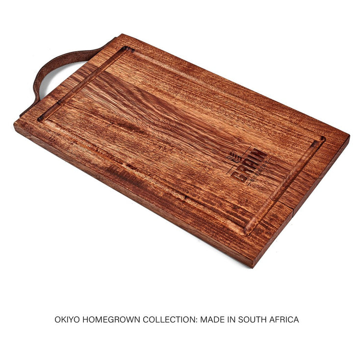 Okiyo Homegrown Large Hardwood Steak Board | Home and Living | Custom branded & personalised corporate gifts | Giftwrap Shop