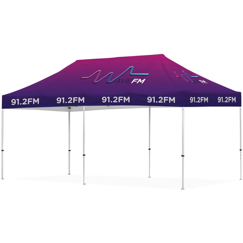 Ovation Sublimated Gazebo 6m X 3m-6m x 3m Sublimated Gazebos-Banners and Flags-Gift Wrap Shop