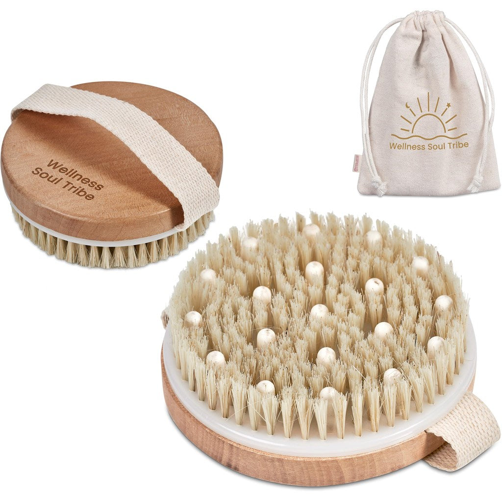 Eva & Elm Aura Bath Massage & Exfoliate Brush | Pamper Gifts | Custom branded & personalised promotional gifts | Gift Wrap Shop