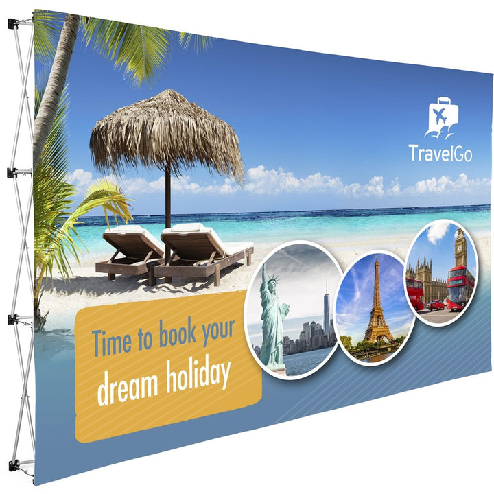 Legend Straight Banner Wall 3.7m x 2.25m-Single-Sided Straight Banner Walls-Gift Wrap Shop