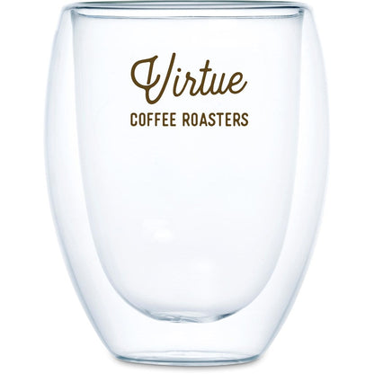 Serendipio Lorenzo Glass Double-Wall Cup - 350ml | custom branded promotional items | Just Brand