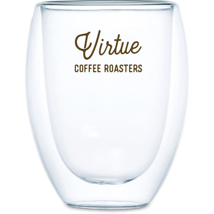 Serendipio Lorenzo Glass Double-Wall Cup - 350ml | custom branded promotional items | Just Brand