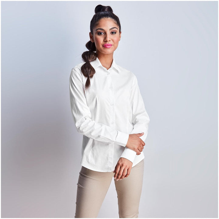 Ladies Long Sleeve Milano Shirt | Lounge Shirts | Corporate clothing | Gift Wrap Shop