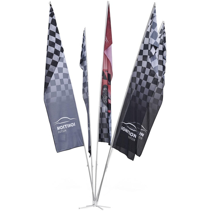 Legend 5 Flag Fountain 6m Large (1m x 4m flags)-Flag Fountains-Banners and Flags-Gift Wrap Shop