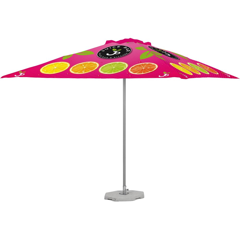 Sublimated Parasol Single Pole 3m x 3m | Sublimated Parasols | Banners & Flags | Giftwrap Shop