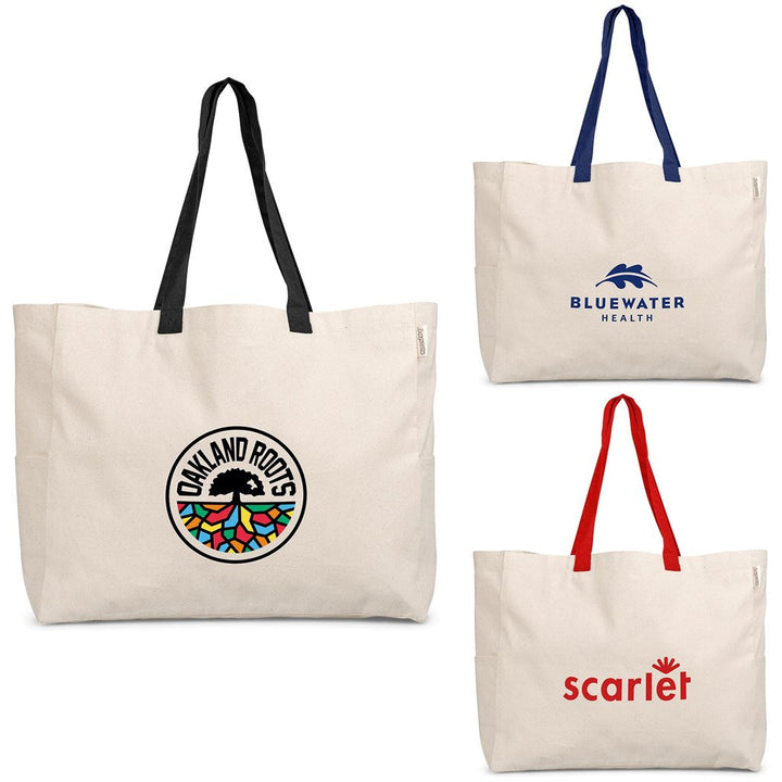 Kooshty Barbados Large Cotton Beach Bag-Shoppers and Totes | Custom-branded & Personalised Bags | Giftwrap Shop