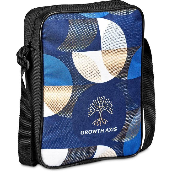 Pre-Printed Sample Hoppla A4 Crossbody Conference Bag | Custom Conference Bags | Custom Branded Promotional Bags | Giftwrap Shop