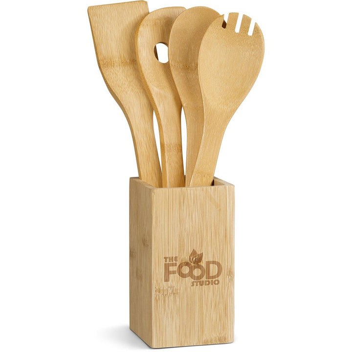 Okiyo Betsubara Bamboo Cooking Utensils Set | Home and Living | Custom branded & personalised corporate gifts | Gift Wrap Shop