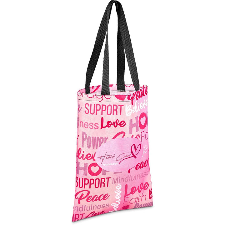 Pre-Printed Sample Hoppla Eden RPET Stitch-Bond Shopper-Custom Shopper and Tote Bags-Corporste Gifts-Gift Wrap Shop