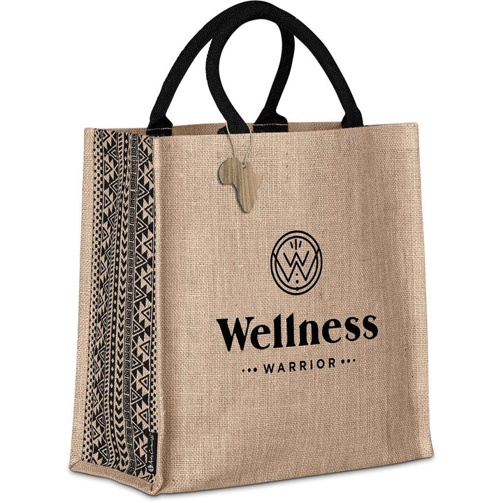 Andy Cartwright Symmetry Jute Tote-Eco-Friendly Bags | Custom-branded & Personalised Bags | Giftwrap Shop