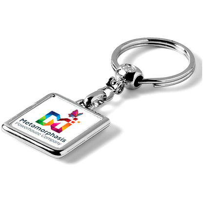 Altitude Squaring-Up Dual-Dome Keyholder | Custom Branded & Personalised Corporate Gifts | Just Brand